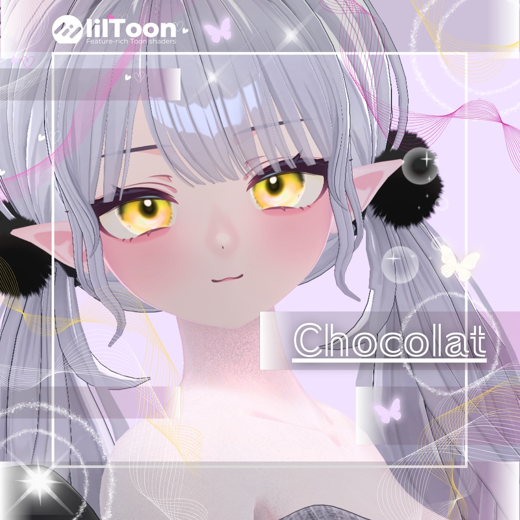 ☁もやもやEyeTexture☁ Make&BodyTexture【Sio、Shinra、Chocolat、Kipfel対応】