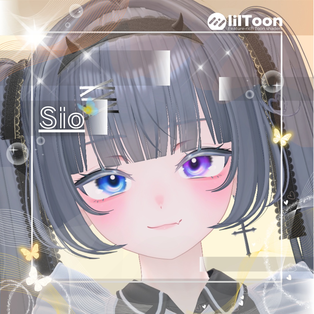 ☁もやもやEyeTexture☁ Make&BodyTexture【Sio、Shinra、Chocolat、Kipfel対応】