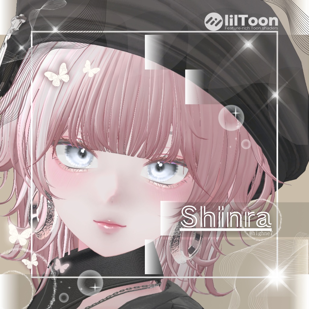 ☁もやもやEyeTexture☁ Make&BodyTexture【Sio、Shinra、Chocolat、Kipfel対応】