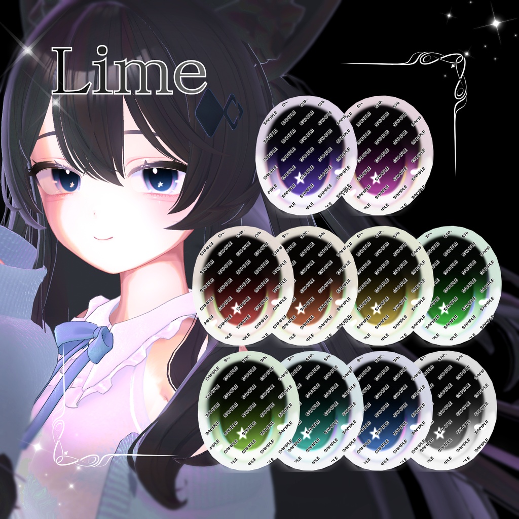✣Black Make✣ 【Chocolate・Chiffon・Plum・Lime対応】