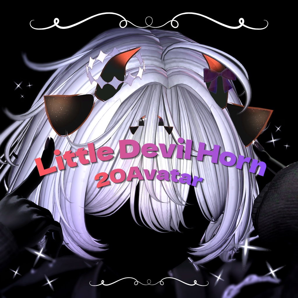 😈Little Devil Horn🖤【20Avatar対応】