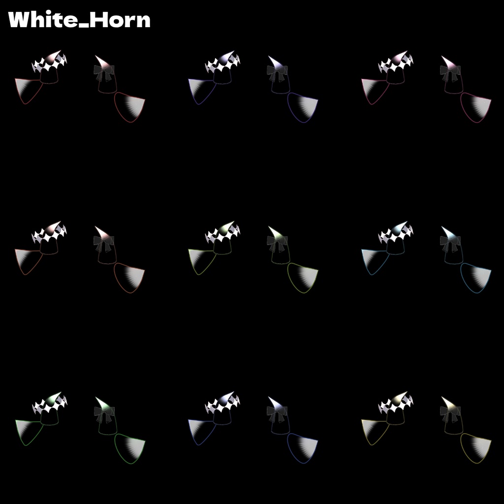 😈Little Devil Horn🖤【20Avatar対応】