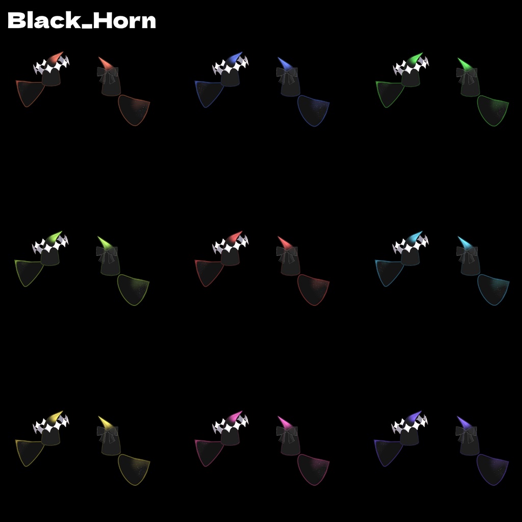 😈Little Devil Horn🖤【20Avatar対応】