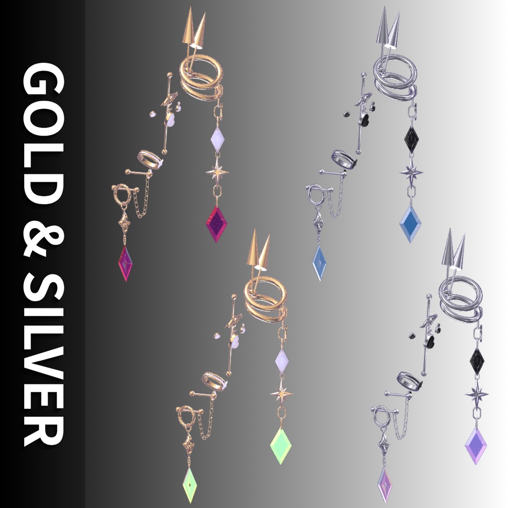 StellaFang.Earring【16Avatar対応】