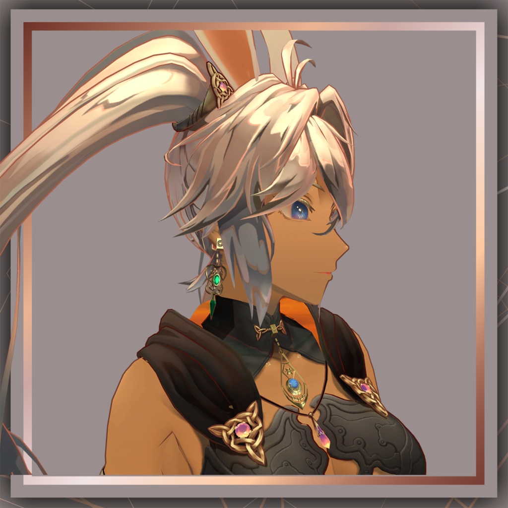 【metafes出展セール 200円引き】ローポリアクセサリーセットNo.1【VRChat想定】