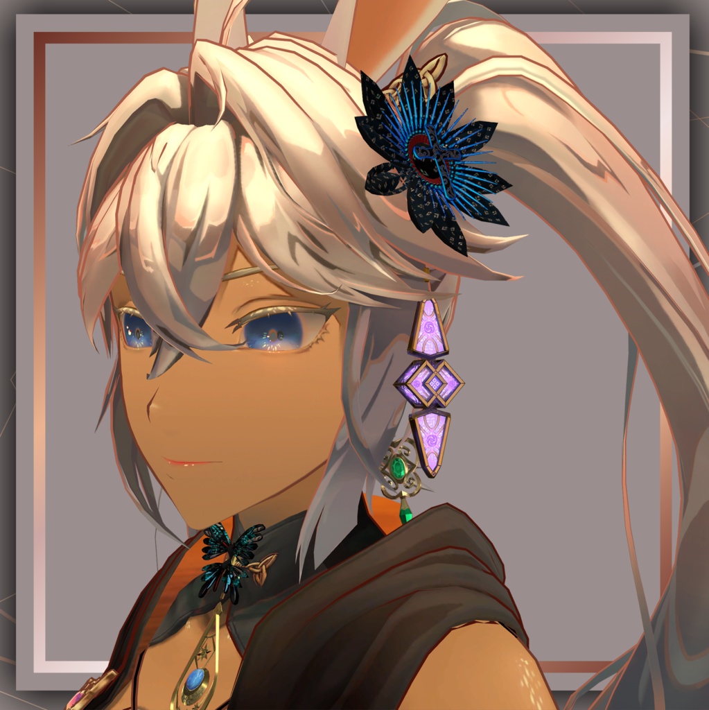 【metafes出展セール 200円引き】ランタンアクセサリーセット【VRChat想定】