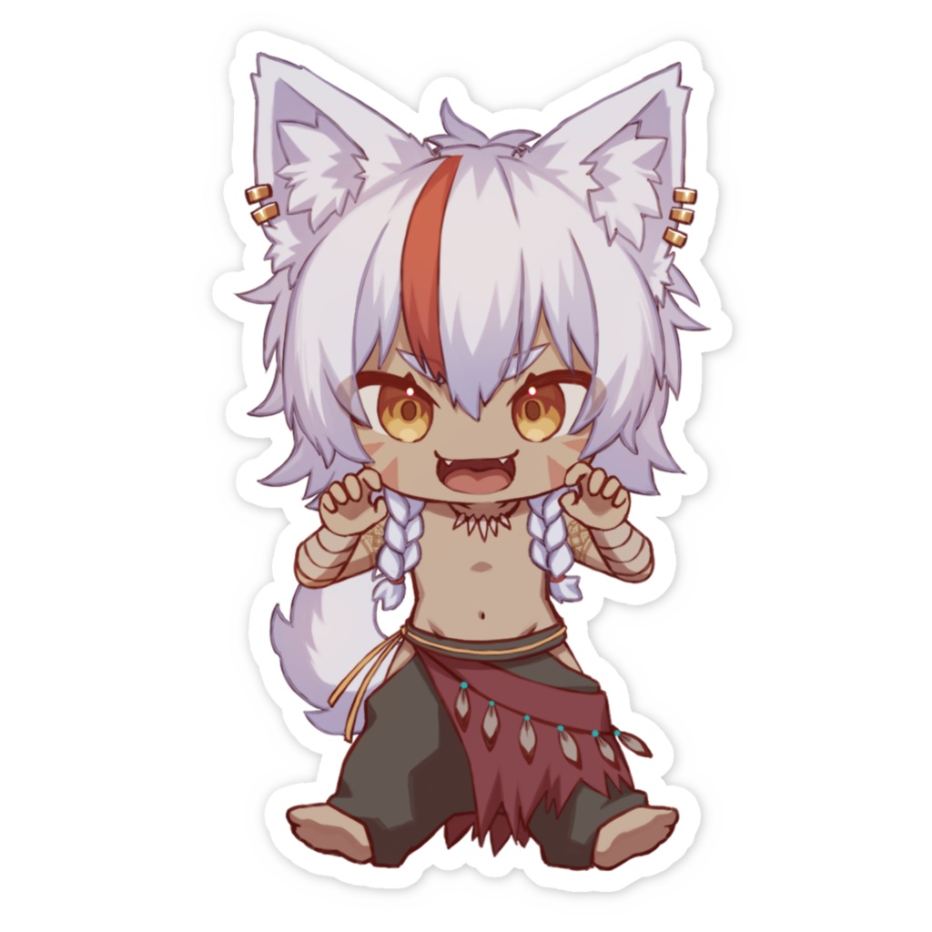 白埜狼之介 スマホステッカー