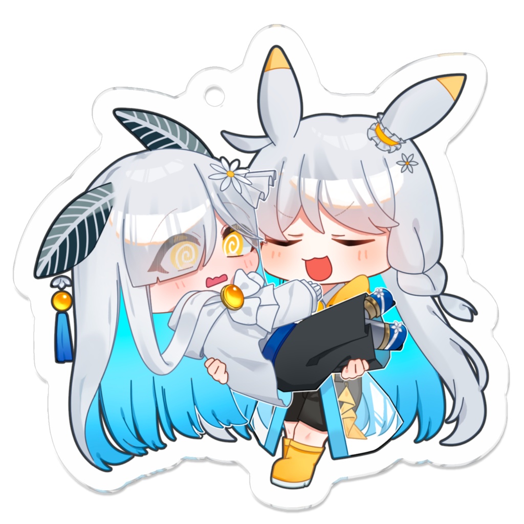 リビまほofficialグッズ　ミールとガラム　ペアアクリルキーホルダー