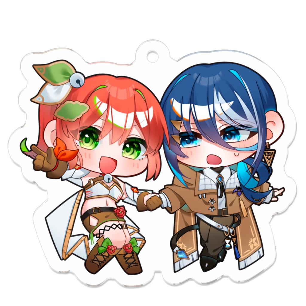 リビまほofficialグッズ　カランとリーヴィ　ペアアクリルキーホルダー