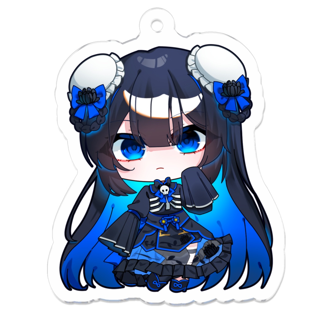 リビまほofficialグッズ 黒華 アクリルキーホルダー
