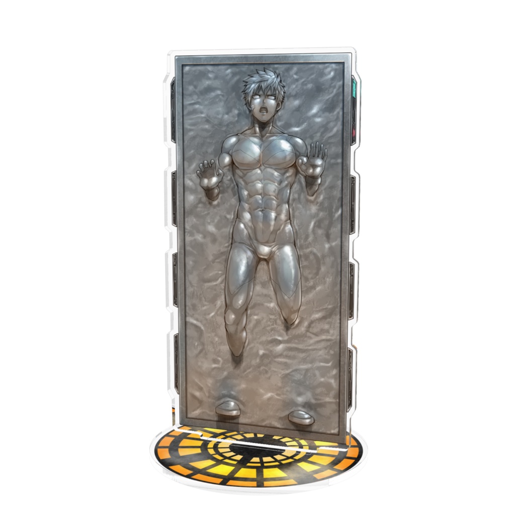 カーボンフリーズヒーローアクリルフィギュア