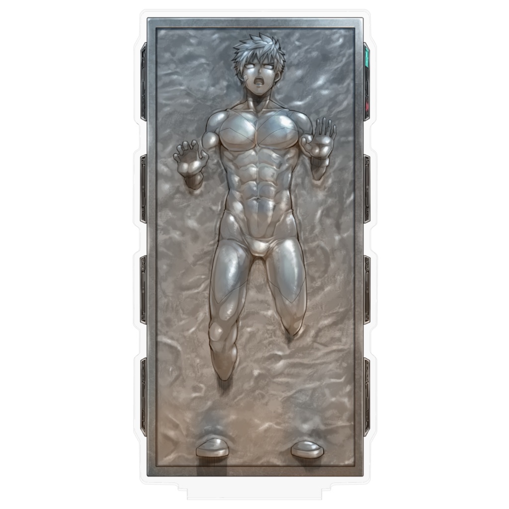 カーボンフリーズヒーローアクリルフィギュア