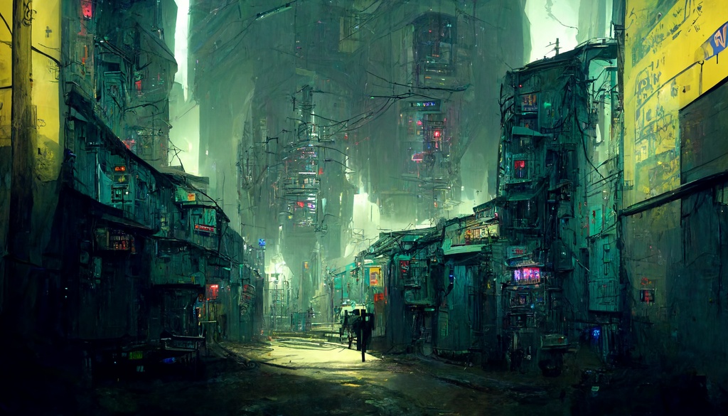 著作権フリー背景美術素材集【サイバーパンク・近未来・SF】