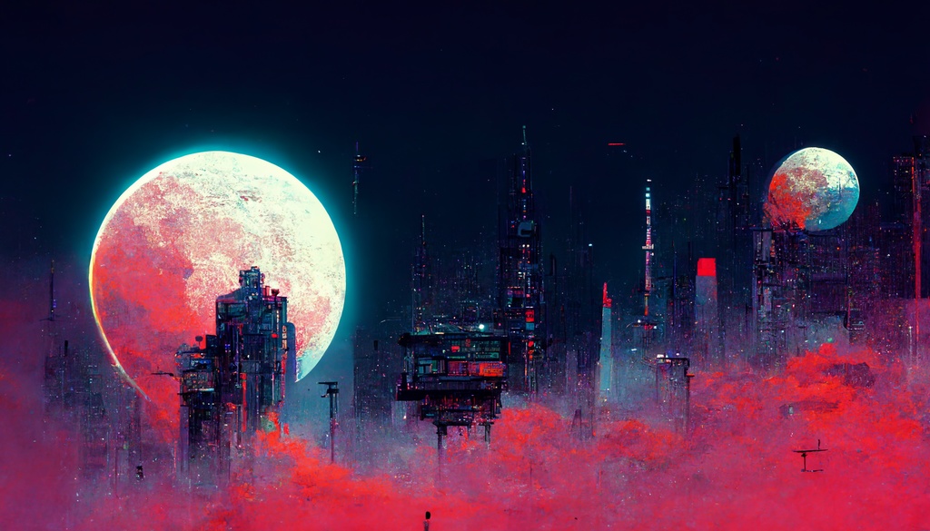 著作権フリー背景美術素材集【サイバーパンク・近未来・SF】