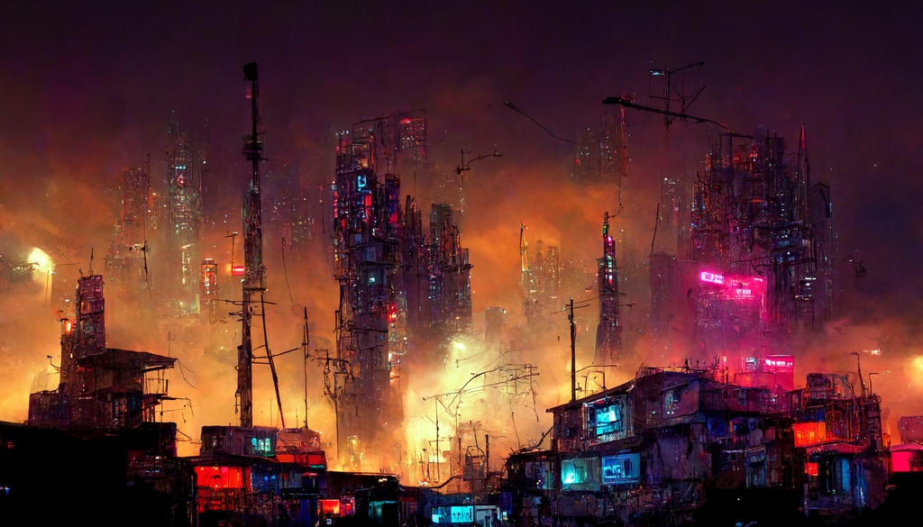 著作権フリー背景美術素材集【サイバーパンク・近未来・SF】