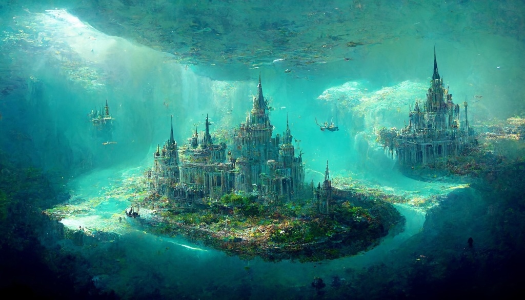 著作権フリー背景美術素材集【海】