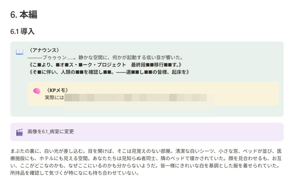 No One’s Ark 【クトゥルフ神話TRPG】 SPLL:E188021