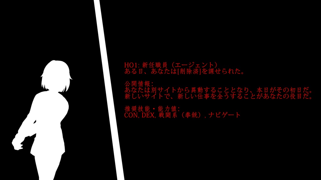 晦冥ヲ歩ムモノ【クトゥルフ神話TRPG 6版 / 研究所クローズド】