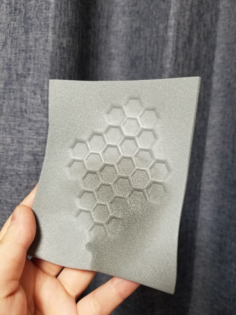 ハニカムヒートプレス 凹凸型