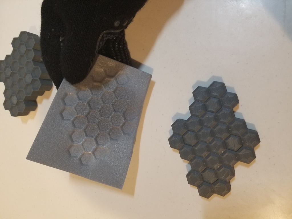 ハニカムヒートプレス 凹凸型