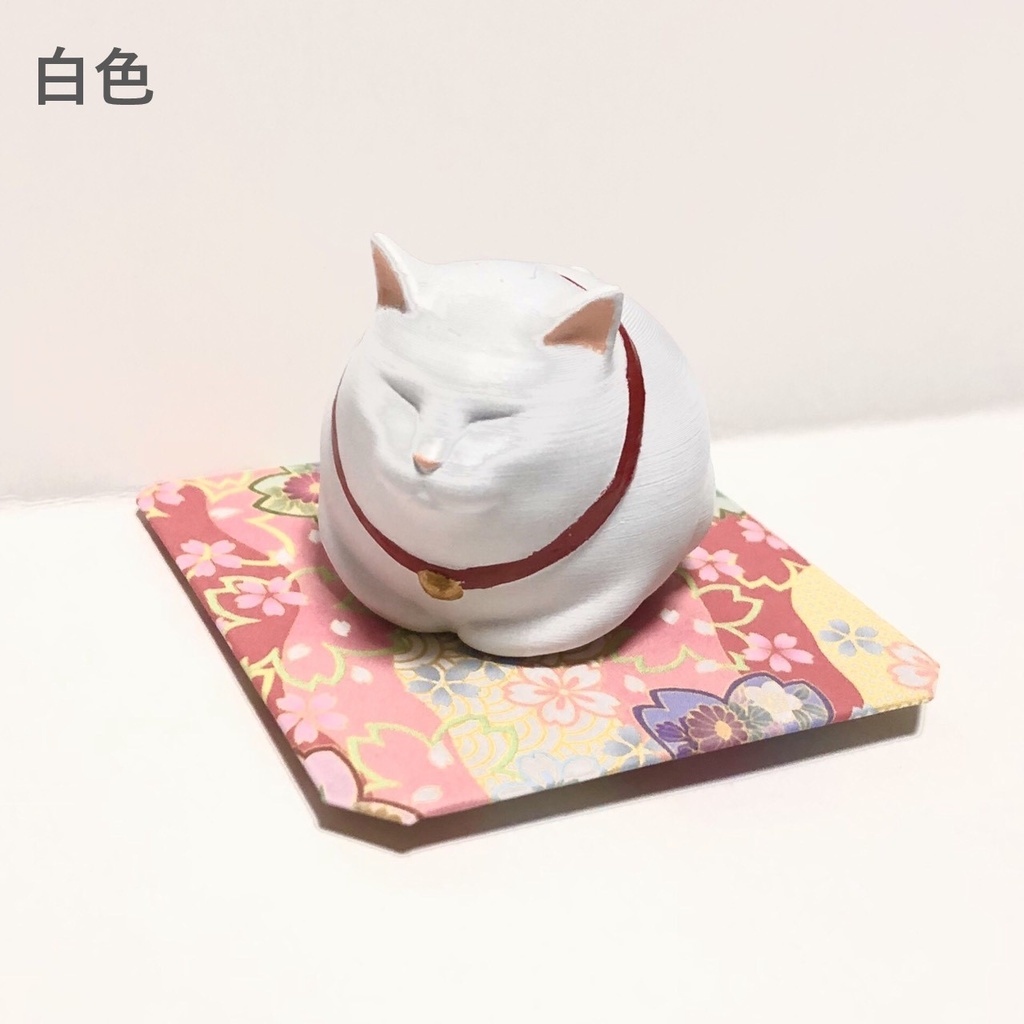 まるっこい猫フィギュア