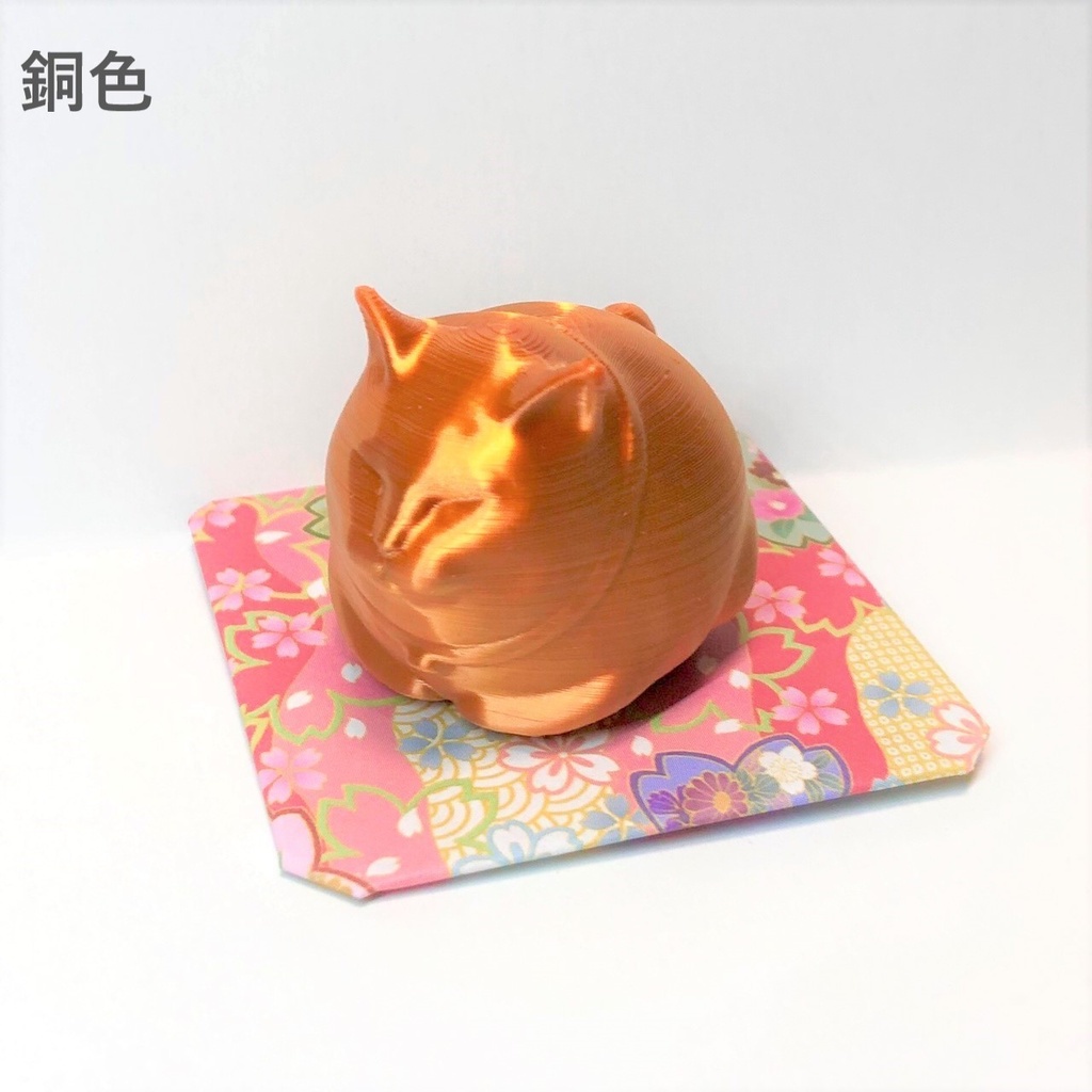 まるっこい猫フィギュア