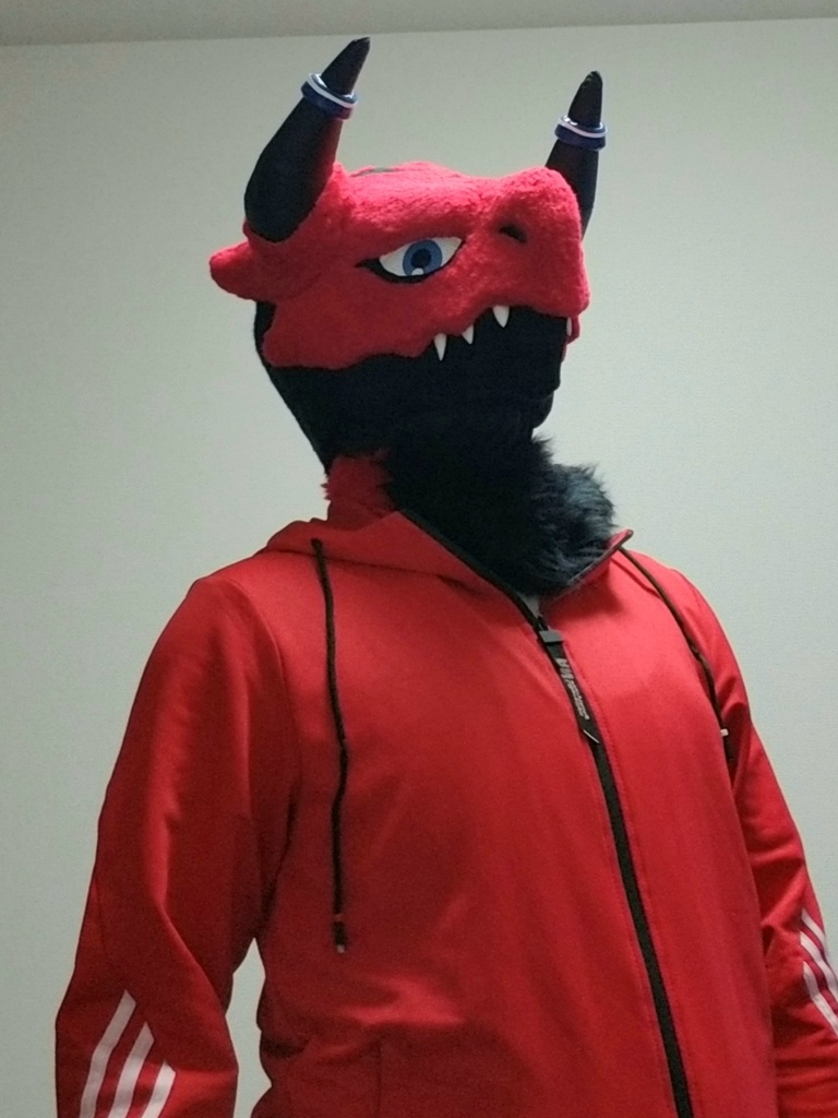 ※販売終了※着ぐるみ 赤ドラゴンヘッド&首輪