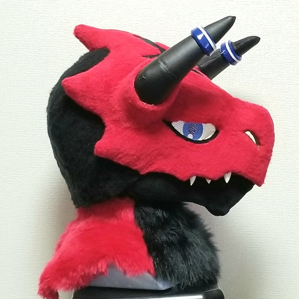 ※販売終了※着ぐるみ 赤ドラゴンヘッド&首輪