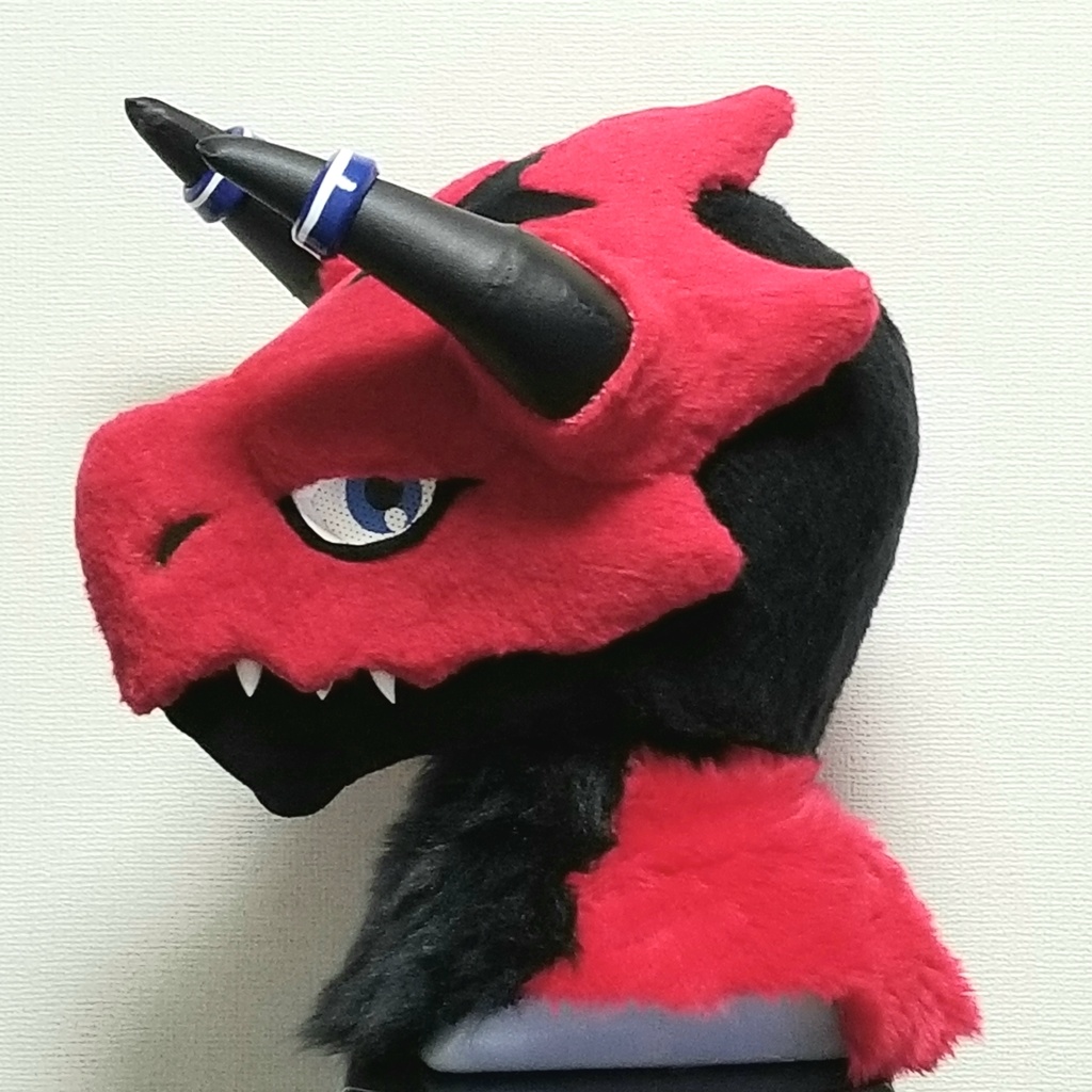 ※販売終了※着ぐるみ 赤ドラゴンヘッド&首輪