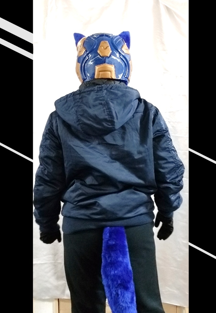 ※販売終了※【着ぐるみ】サイバー犬ヘッド(尻尾付き)