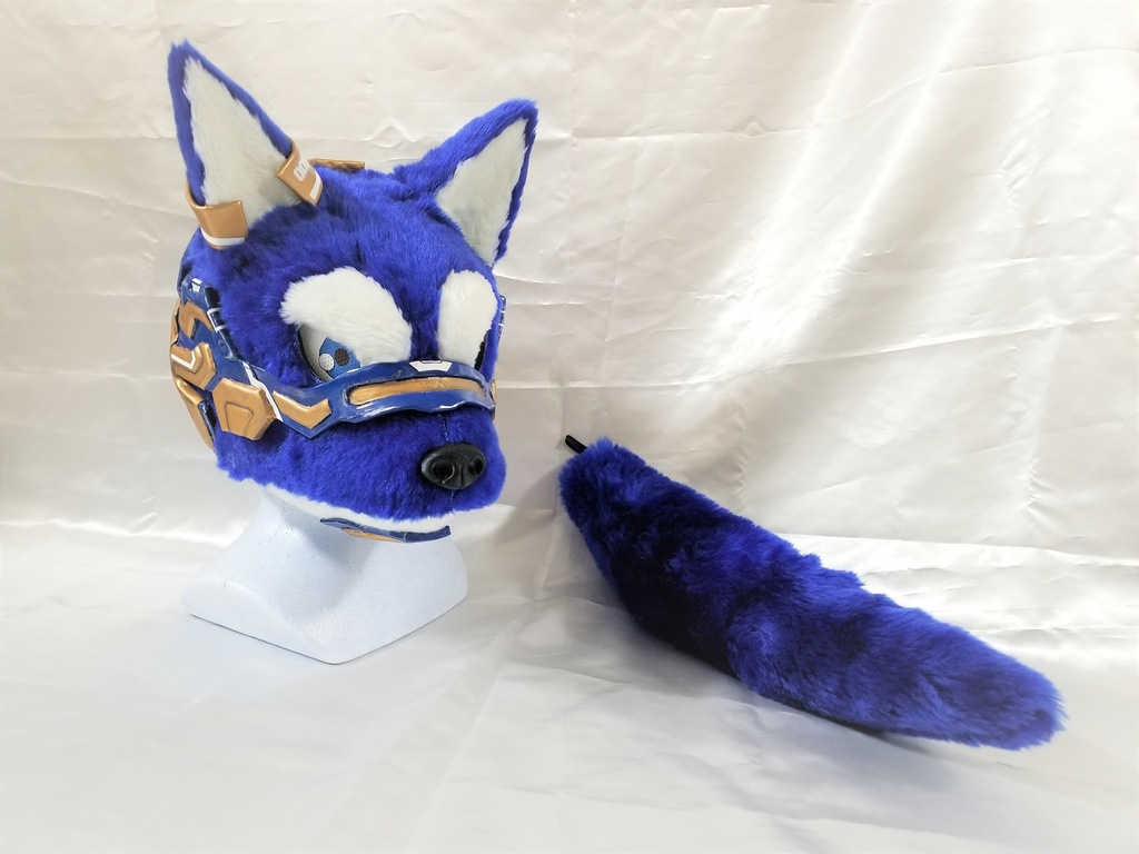※販売終了※【着ぐるみ】サイバー犬ヘッド(尻尾付き)