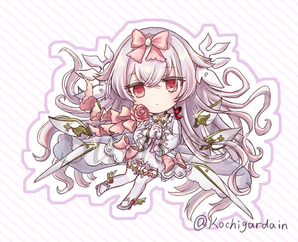 Fatalis光チップガラスアクキー