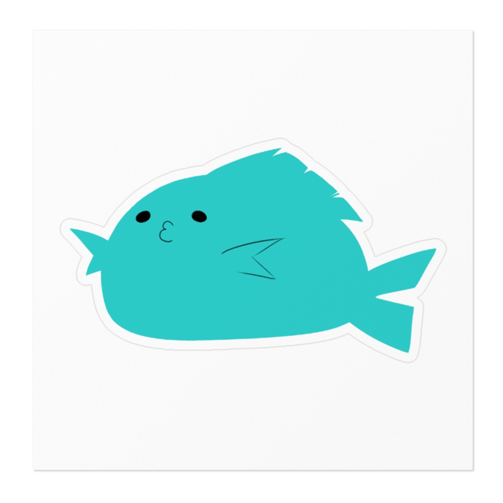 もちもちおさかなステッカー