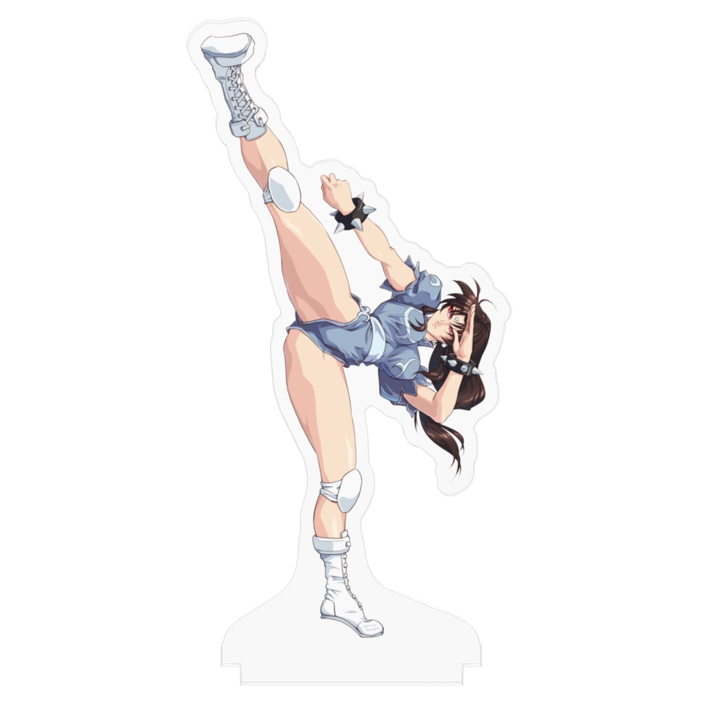 【アクリルフィギュア】SF2V 蹴り上げるサイバーウォリア春麗