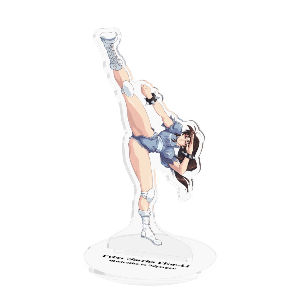 【アクリルフィギュア】SF2V 蹴り上げるサイバーウォリア春麗