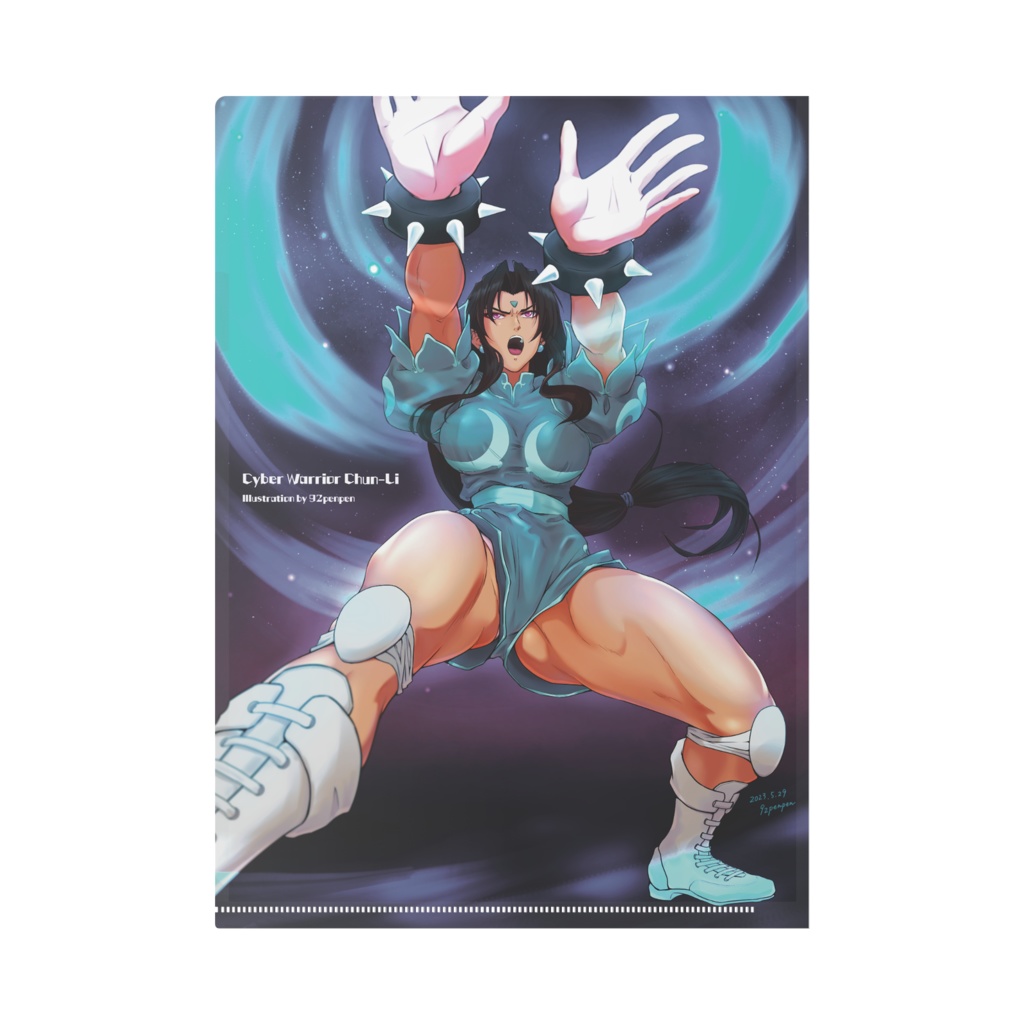 【A4クリアファイル】戦うサイバーウォリア春麗
