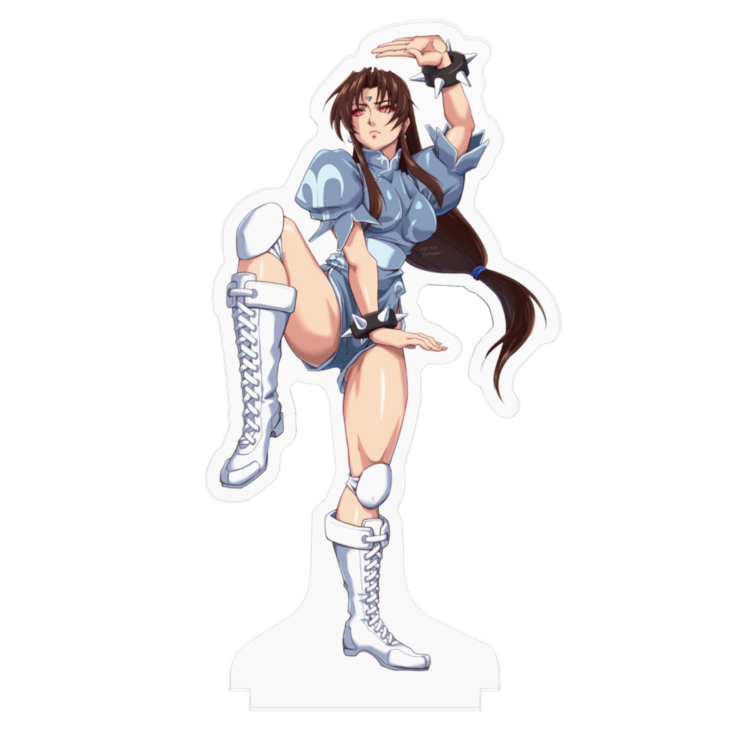 【アクリルフィギュア】SFⅡV構えるサイバーウォリア春麗