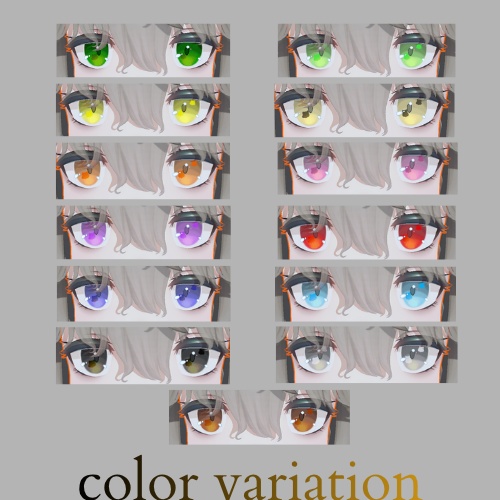 Fox Eyes Texture -Nemo専用- (13色セット)