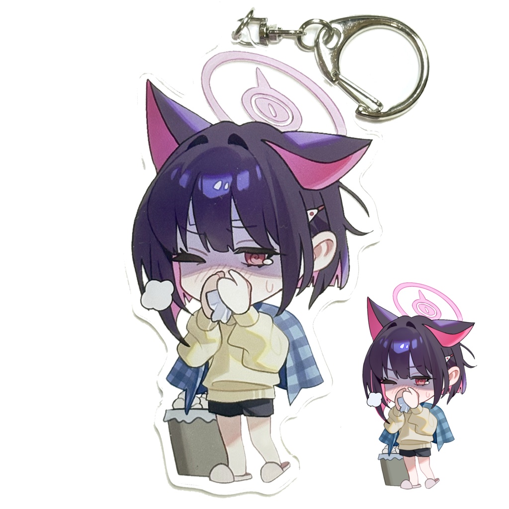 体調不良アクキー　カズサ
