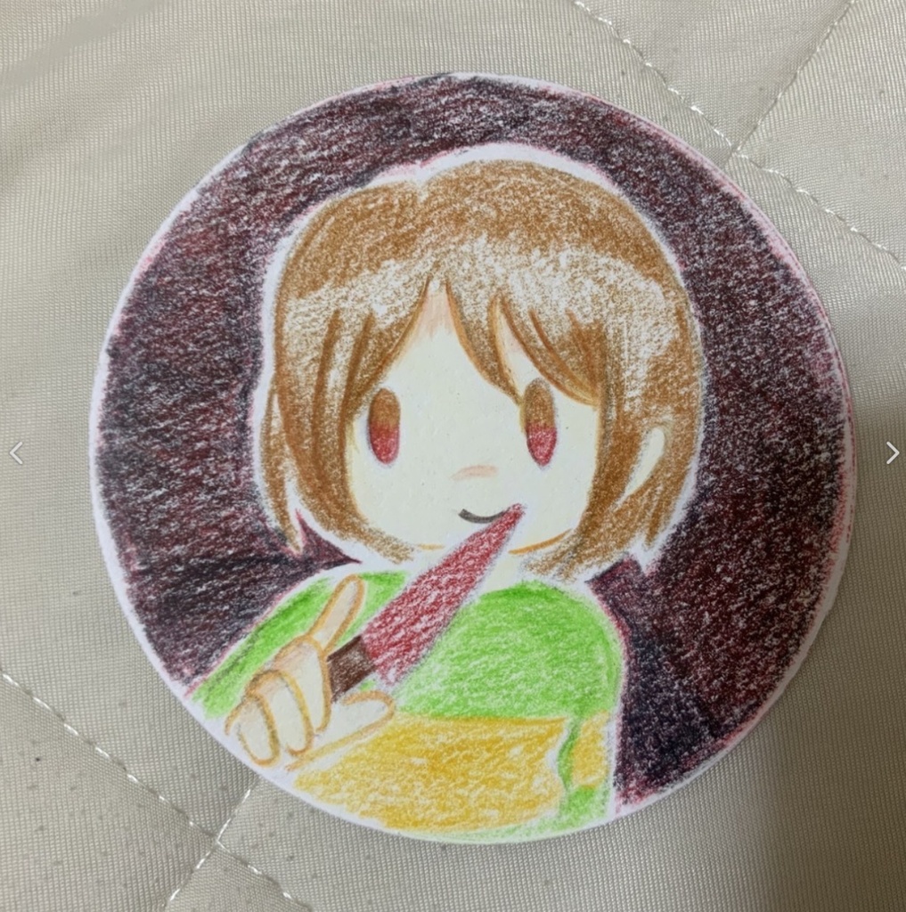 UNDERTALE 丸コースター 原画