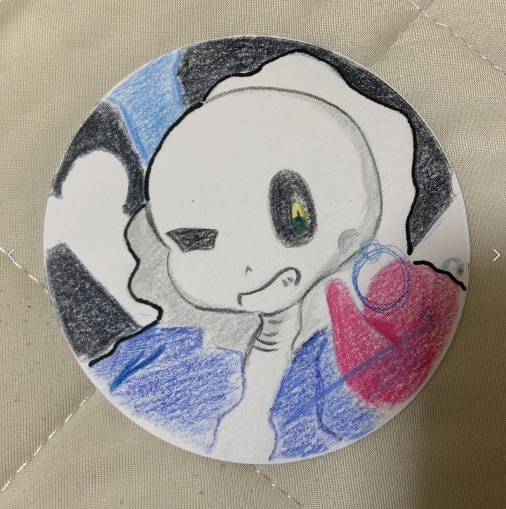 UNDERTALE 丸コースター 原画