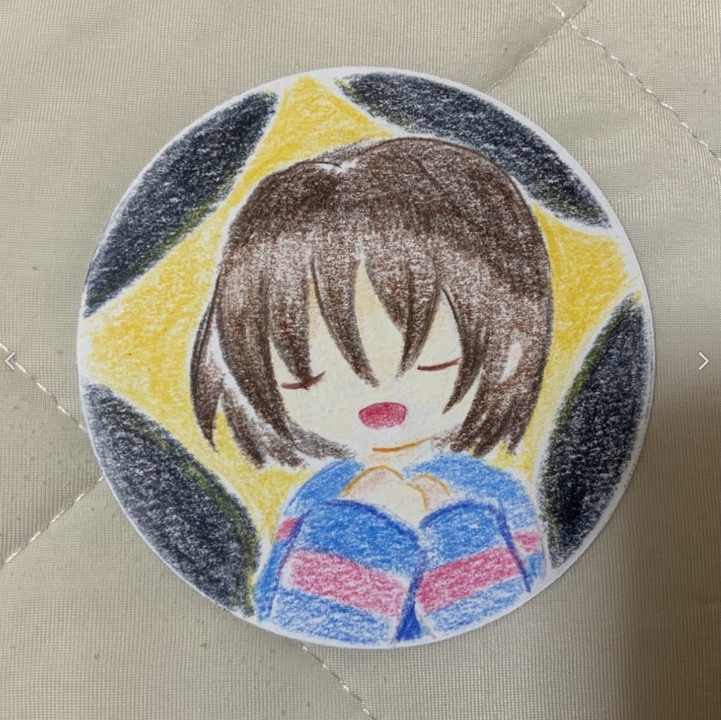 UNDERTALE 丸コースター 原画