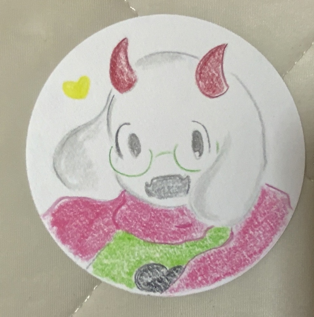 deltarune 原画 丸コースター