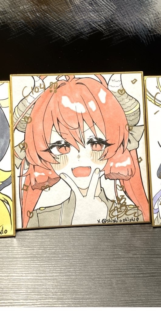 C104 ブルアカ色紙（ジュンコ/ユウカ）