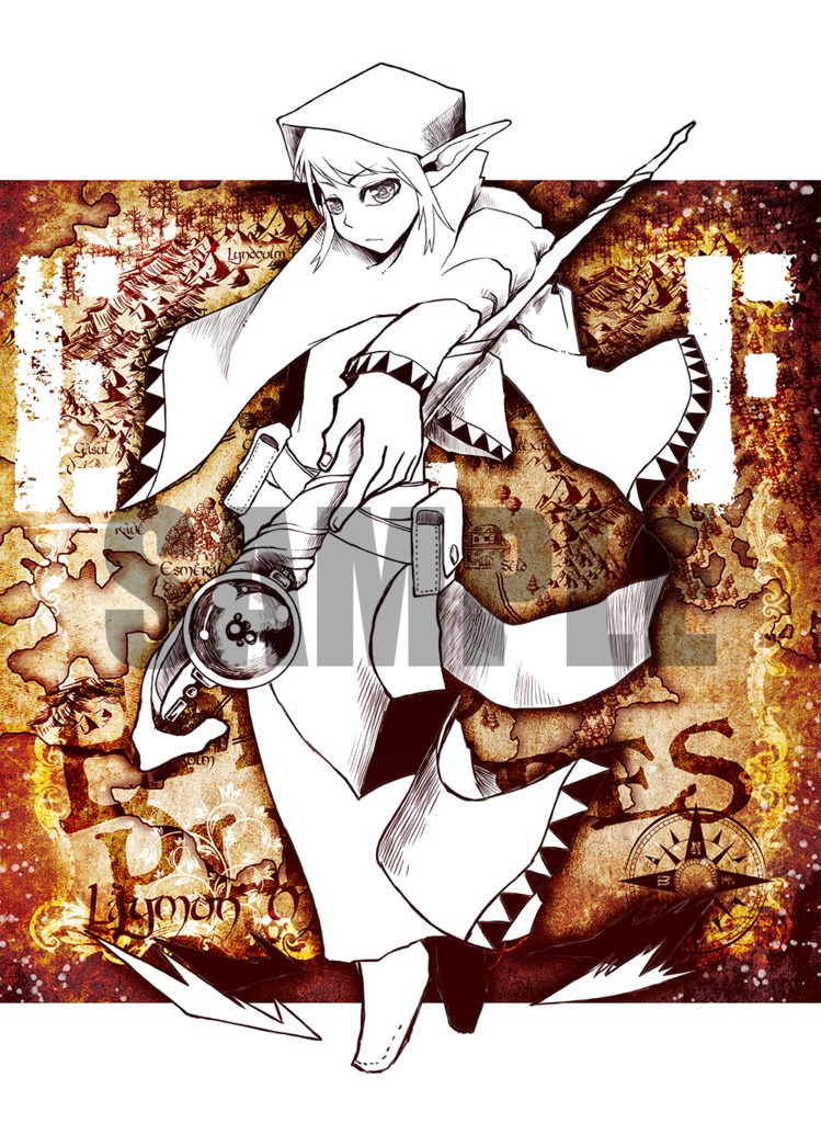 エピック・オブ・プレアデス 種族Tシャツ(エルフver.)