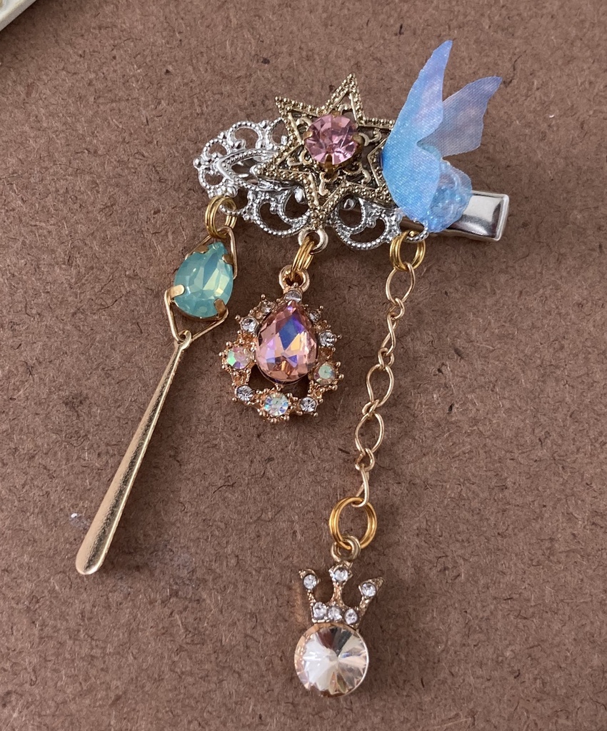 【長月の髪飾り】no.43 魔法少女pink★