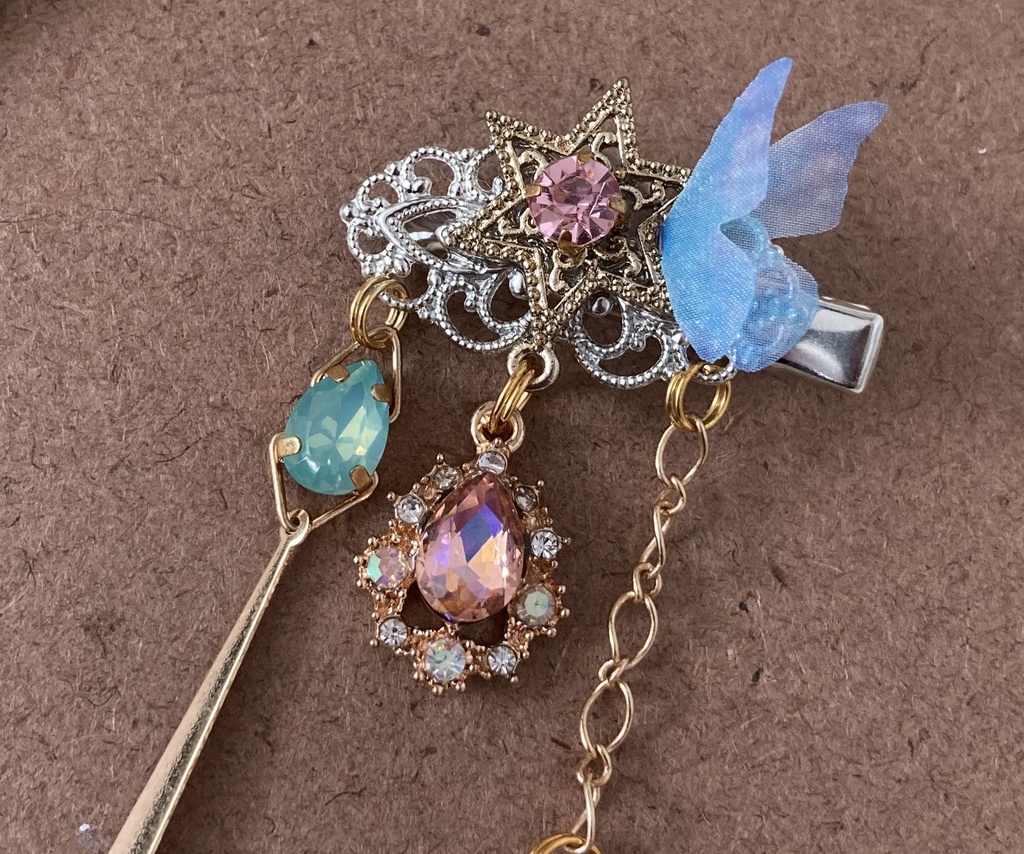 【長月の髪飾り】no.43 魔法少女pink★