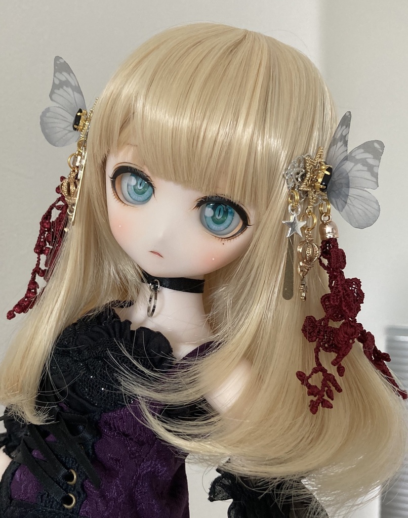 【宵闇の髪飾り】紅蝶々