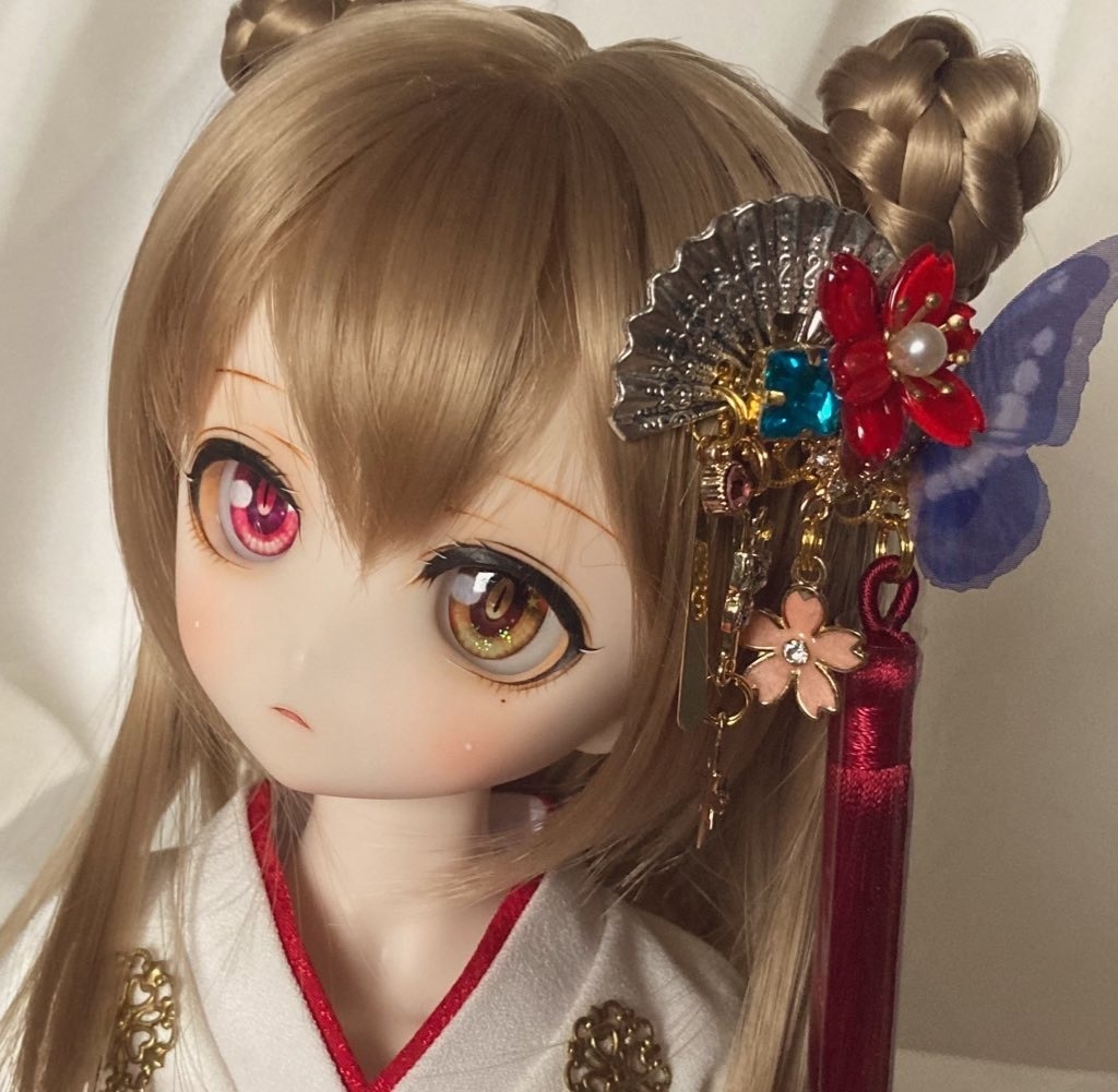 【睦月の髪飾り】no.64 紅桜