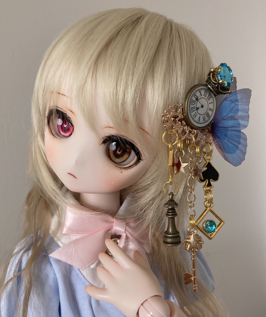 【アリスの髪飾り】青×チェス